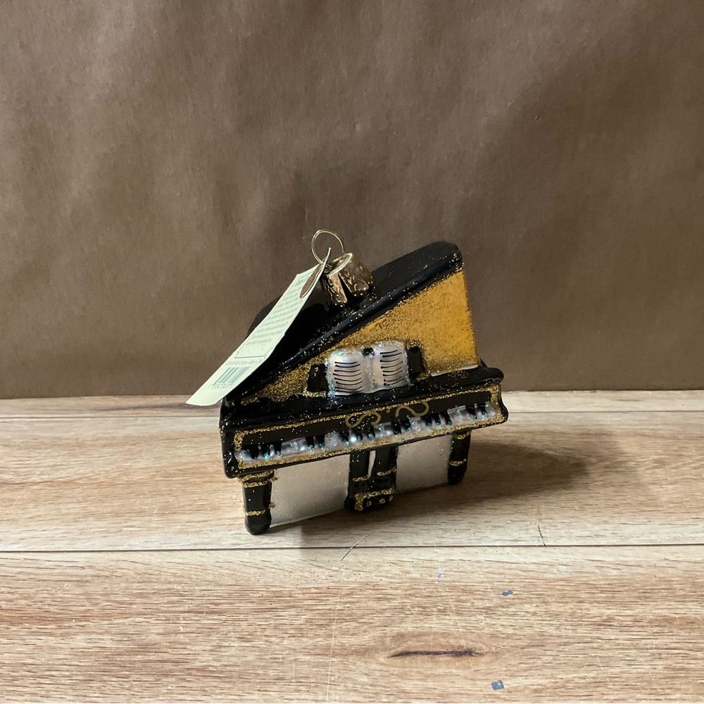 Old World Christmas Baby Grand Piano Tree Ornament Glass Decoration Instrument